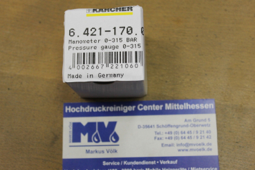 KÄRCHER MANOMETER 6.421-170.0 für HDS 695 S uvm.