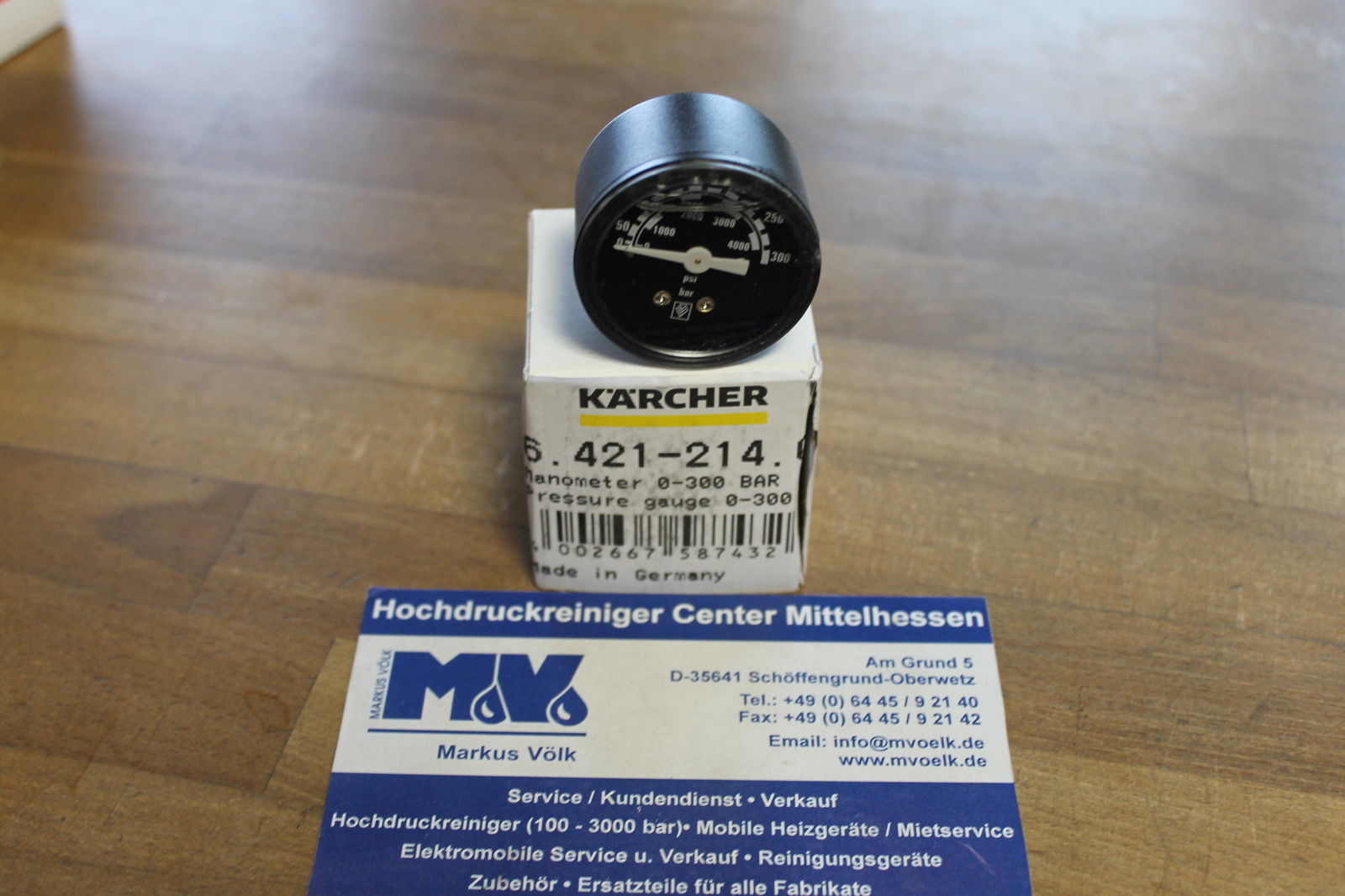 Genuine Karcher Manometer 6.421-214.0  300 Bar 