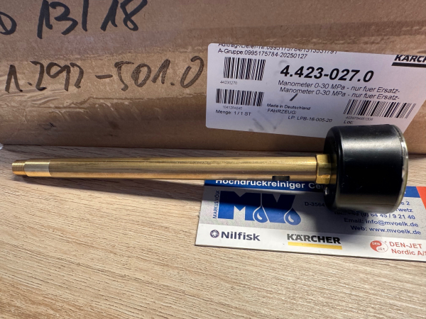 Manometer für Kärcher HD13/18 Teile Nr. 4.423-027.0